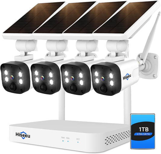 solar power wireless Camera System