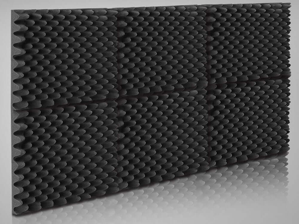 Acoustic Foam Tile for Soundproofing - High-Density Acoustic Foam Tile 50x50x2cm for Studio & Home Theater