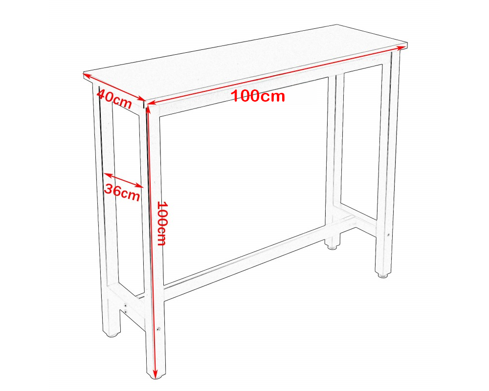 Modern Bar Table with 2 Stools - Space-Saving Counter Height Set for Home or Apartment