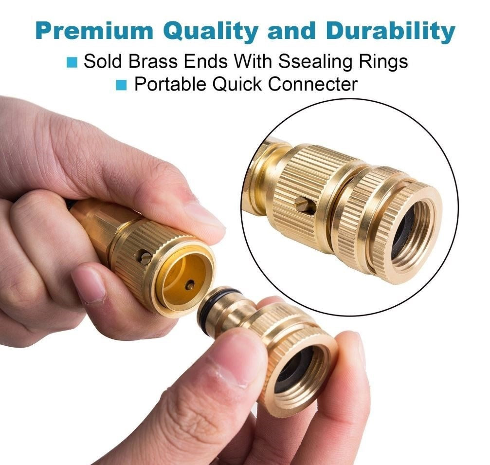 Expandable Flexible Garden Hose Spray Nozzle 75ft