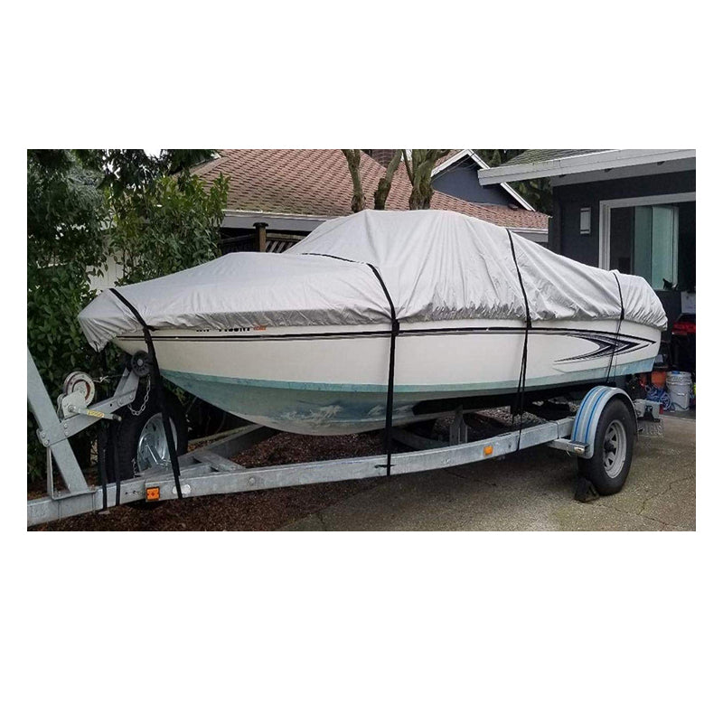 Boat Cover Heavy Duty – Waterproof UV-Protected Boat Cover Silver 16–18ft