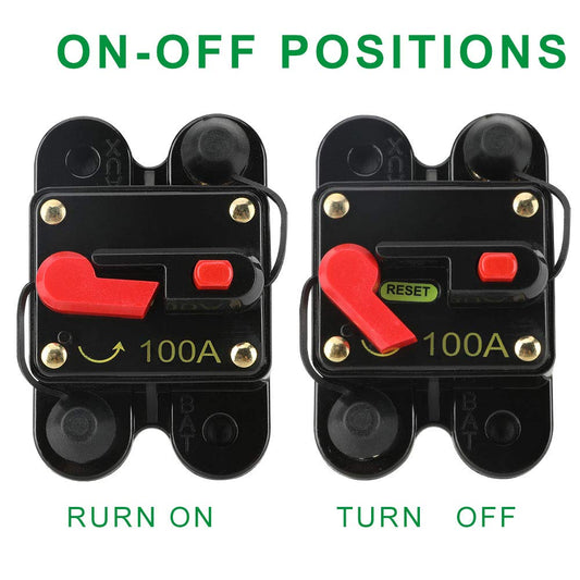 100A DC Circuit Breaker 12V to 24V
