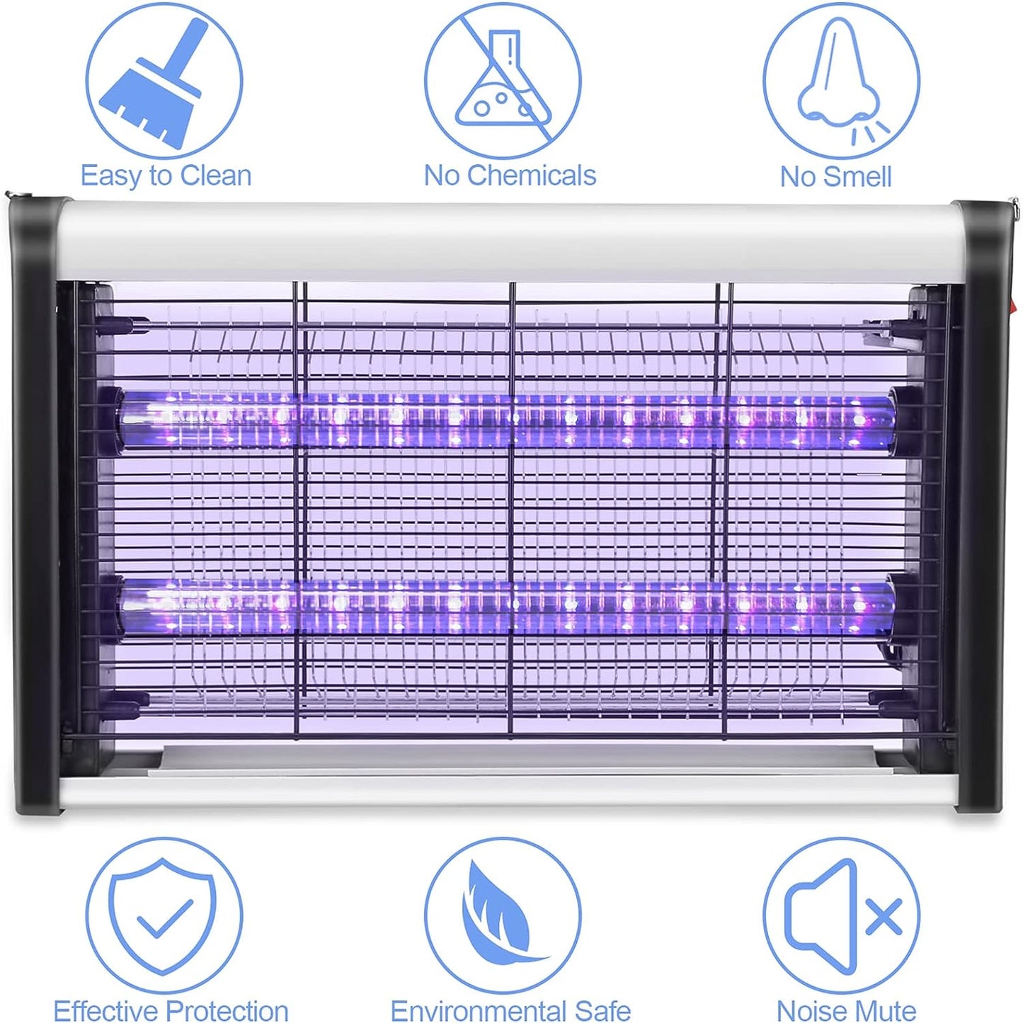 Zapper Electric Insect Mosquito Fly Killer 20W - UV Indoor Lamp Pest Trap