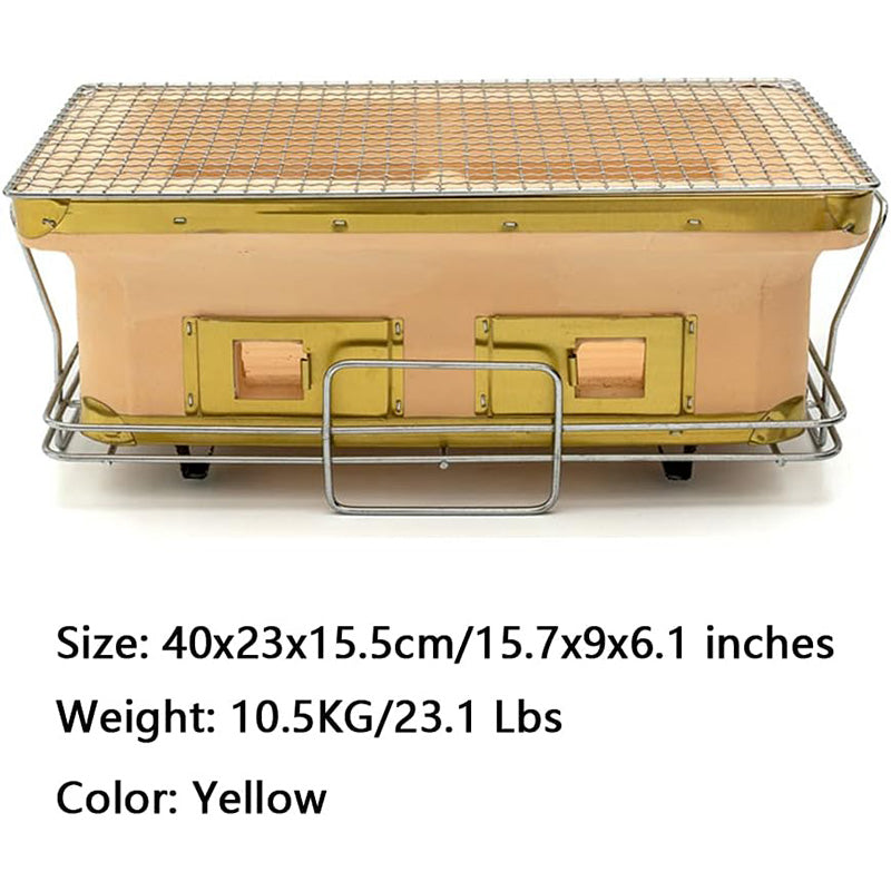 Charcoal Table Grill Japanese Hibachi Ceramic BBQ Cooker Stove
