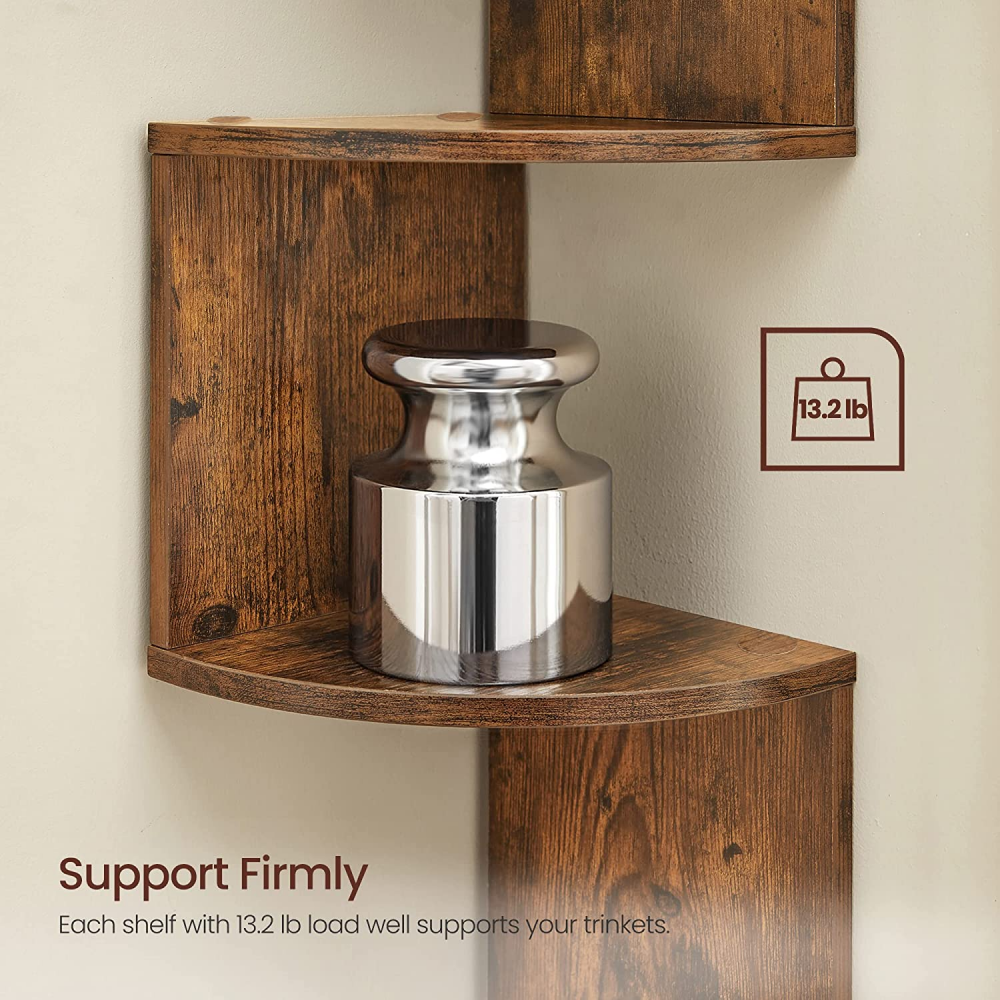 Elegant Bookshelf Corner Shelf