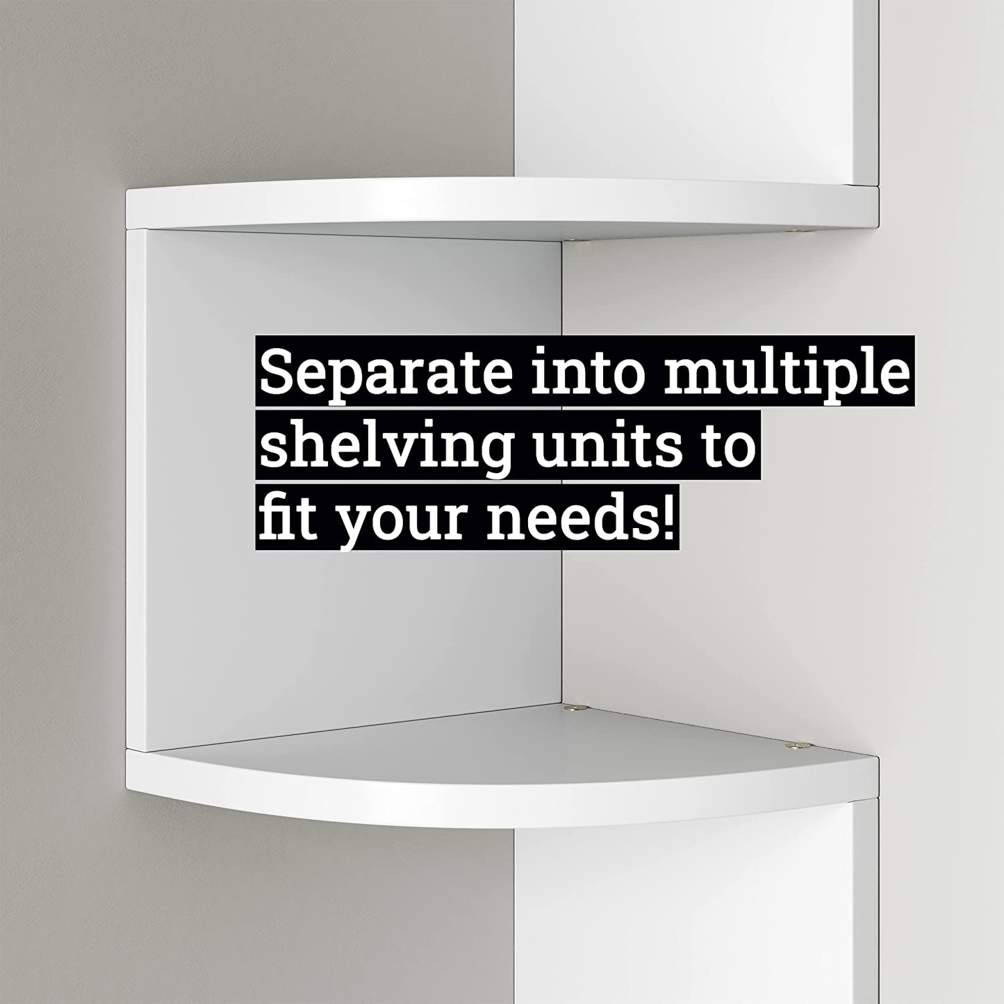 Elegant Bookshelf Corner Shelf Display unit