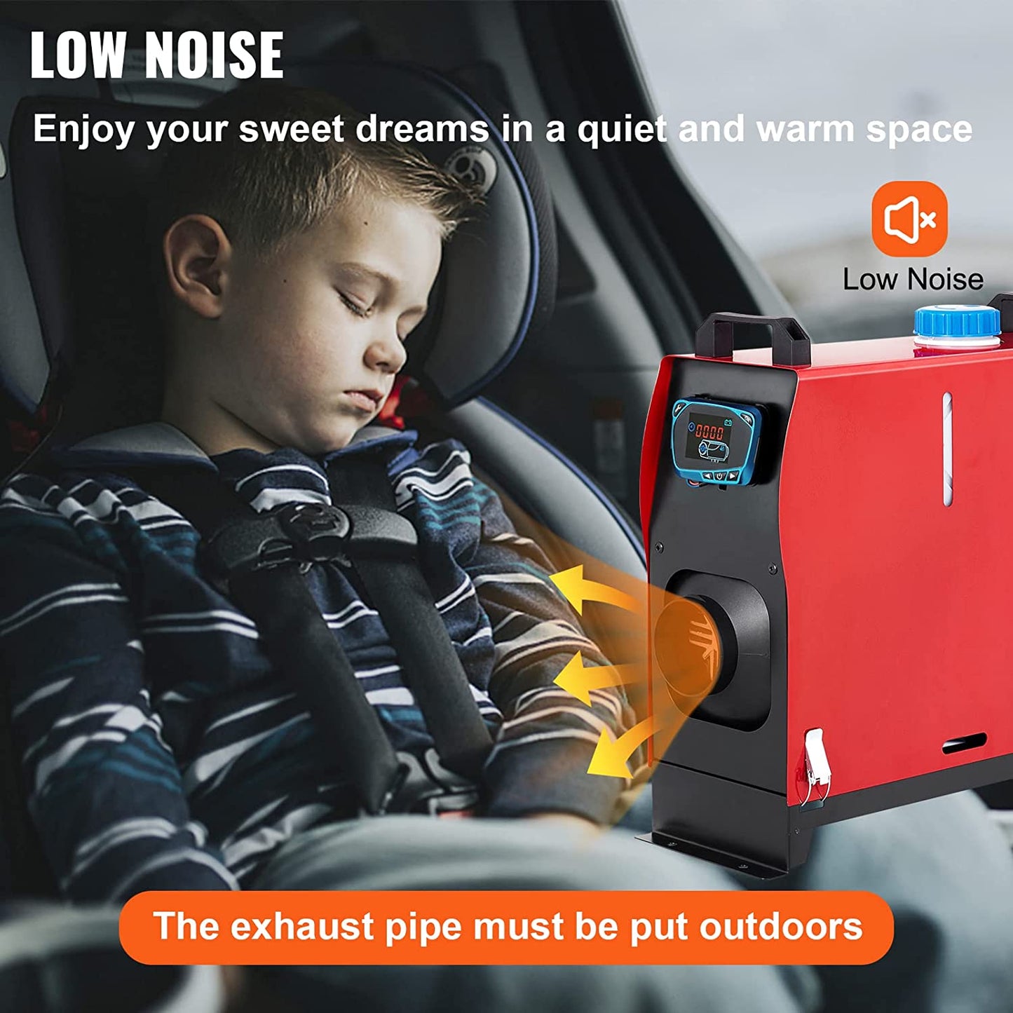 Diesel Heater All-in-One with Remote Control LCD Switch