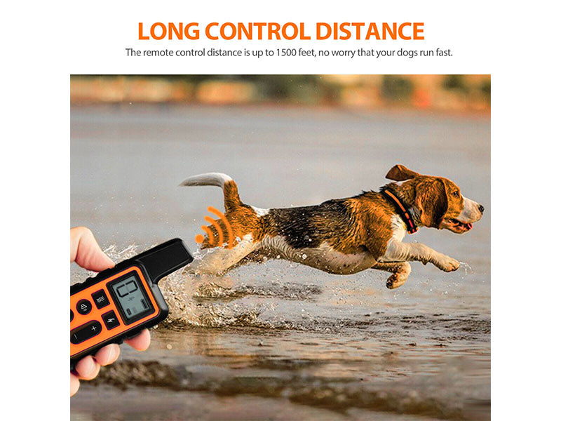 Dog Training Collar Rechargeable Remote Control Electric Pet Shock Vibration