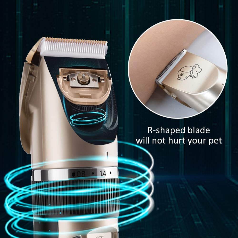 Dog Clippers Pet Trimmer Cordless - Professional Grooming Kit for Dogs, Cats, and More
