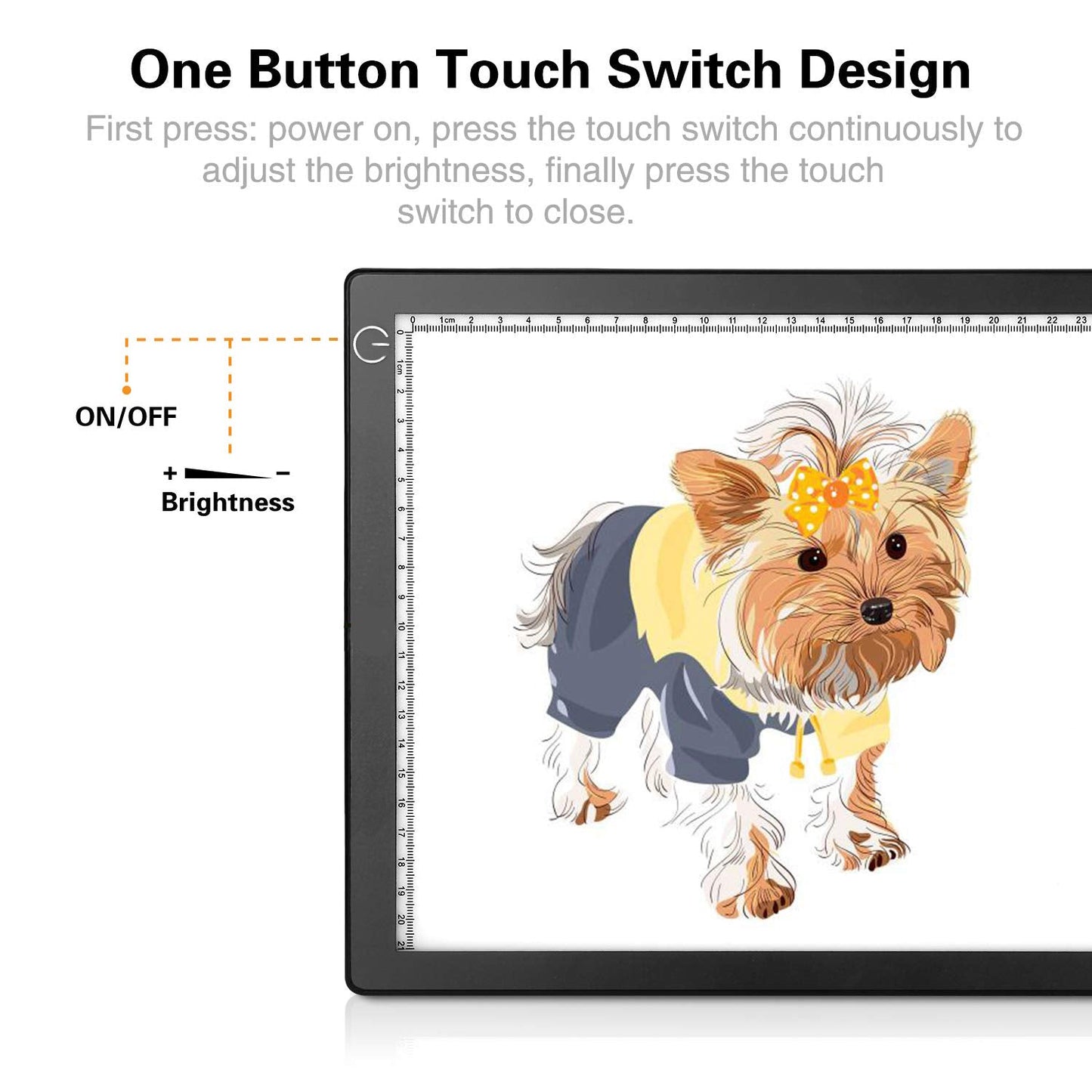 Ultra-Thin USB A4 LED Light Copyboard Light Box Tracing Drawing Board Pad