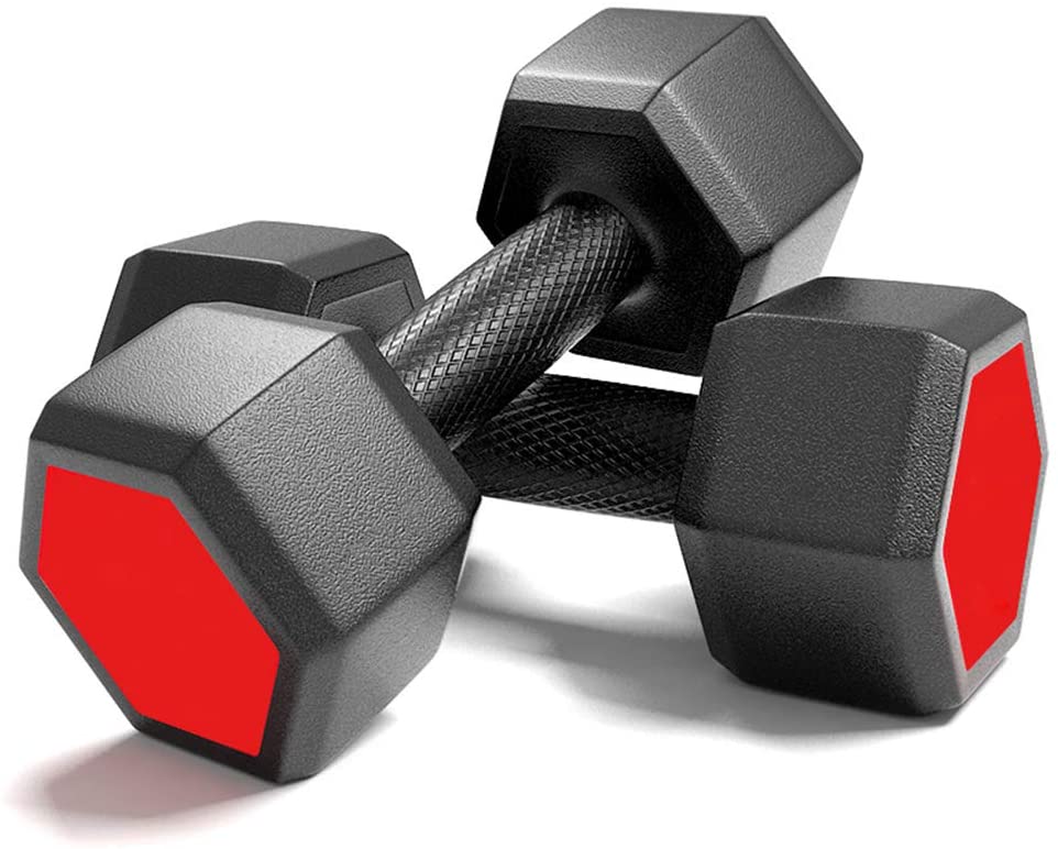 20KG Commercial Rubber Hex Dumbbell Gym Weight