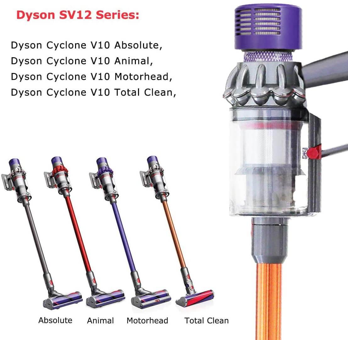 Dyson Filter V10 SV12 Vacuum Cleaner Compatible