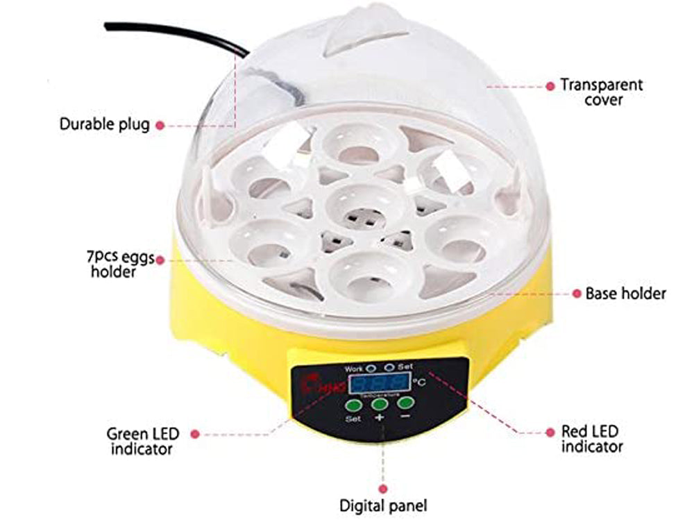 Egg Incubator Automatic 7 Eggs