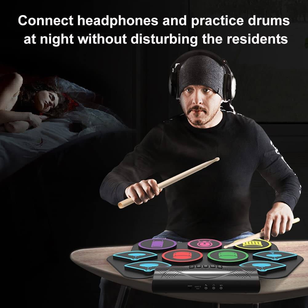 Hand-Rolled Drum Set for Adults Beginners