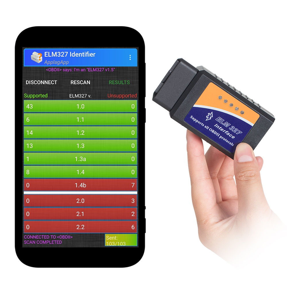 ELM327 OBD2 Scanner - Bluetooth/WIFI Car Diagnostic Tool