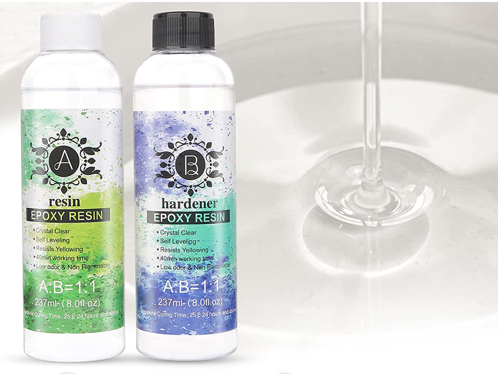 Epoxy Resin - Crystal Clear Resin Casting Coating Hardener Kit