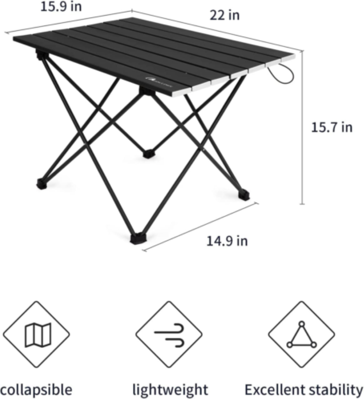 Camping Picnic Folding Table with Storage Bag