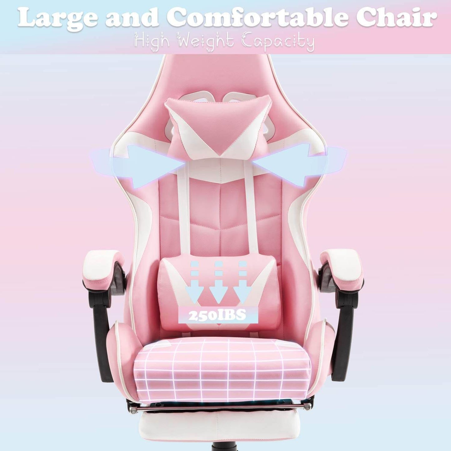 Gaming chair Home Office Chair - Pink