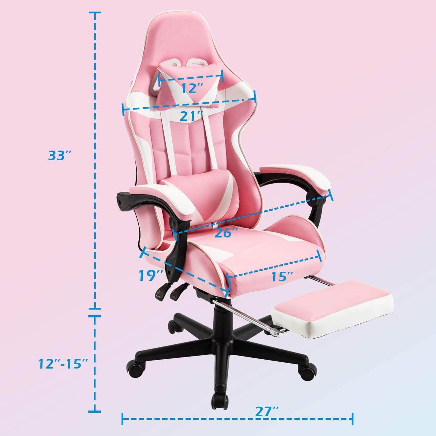 Gaming chair Home Office Chair - Pink