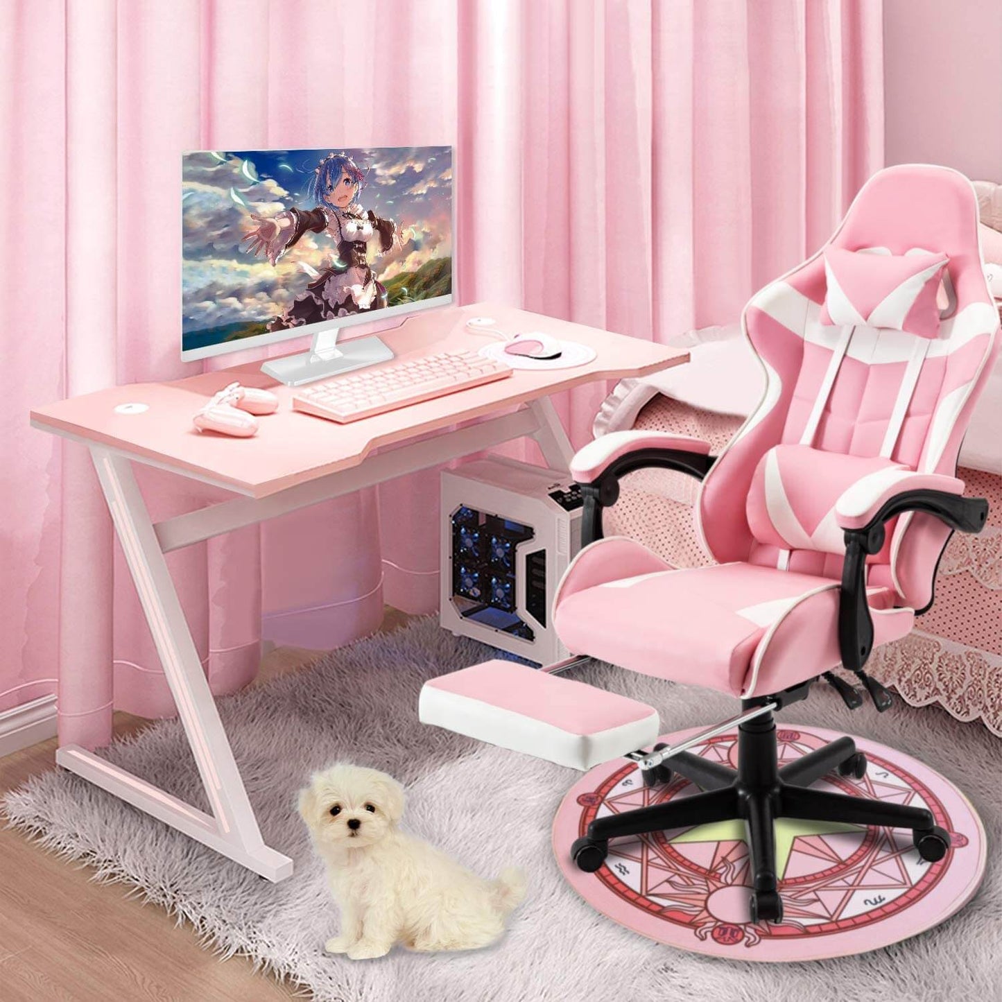 Gaming chair Home Office Chair - Pink