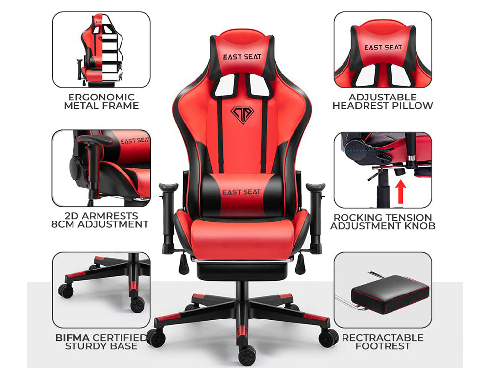 Multi-Functional Ergonomic Gaming Chair