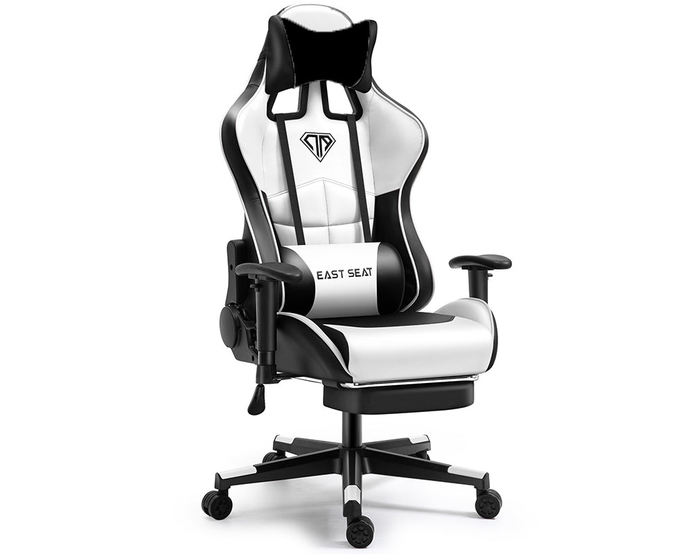 Ergonomic Gaming Chair, office chair  Multi-Functional White Gaming Chair