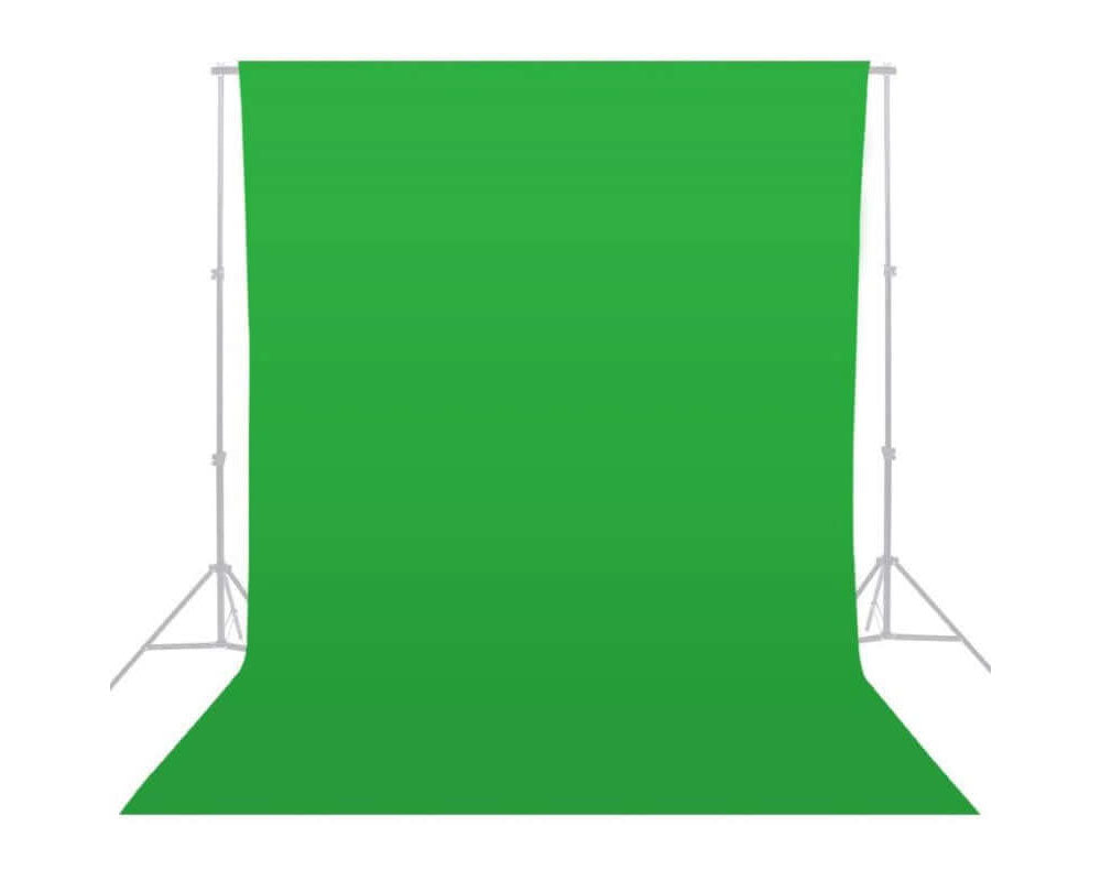 Chromakey Green Screen Backdrop 3m x 3m Muslin Background