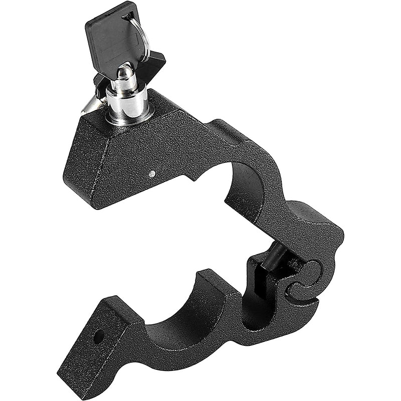 Motorcycle Anti-Theft Lock CNC Aluminium Alloy with 2 Keys – Front Brake Handlebar Lock for Motorcycles, ATVs, and Scooters – Black