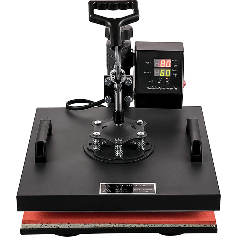 Heat Press 15x15 Inch 8 in 1 Heat Press Machine | Digital Multifunctional Sublimation Machine for T-Shirts, Hats, Mugs, Plates
