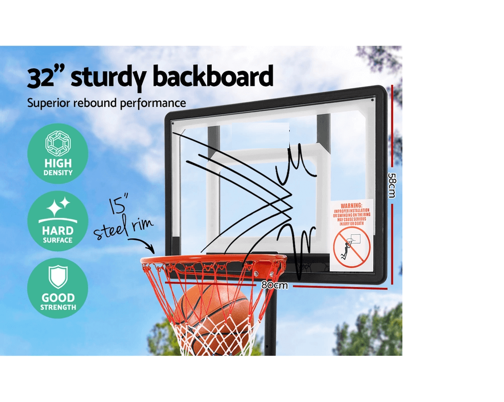 Adjustable Basketball Hoop System