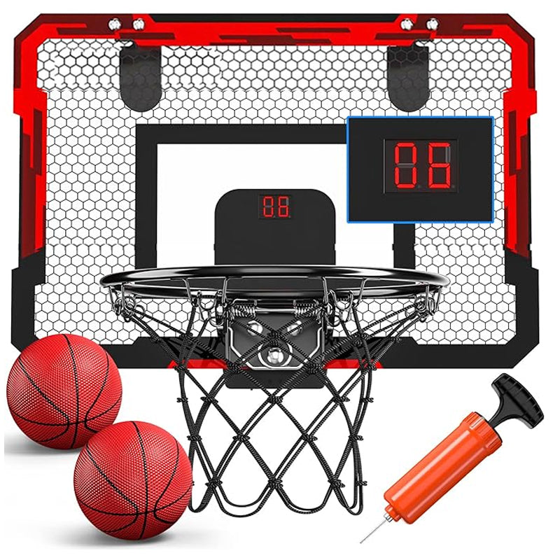 Mounted Basketball Hoop - Indoor and Outdoor Sports Game for Kids and Adults
