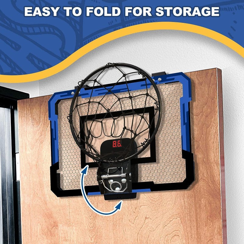 Indoor Mini Basketball Hoop with Electronic Scoreboard
