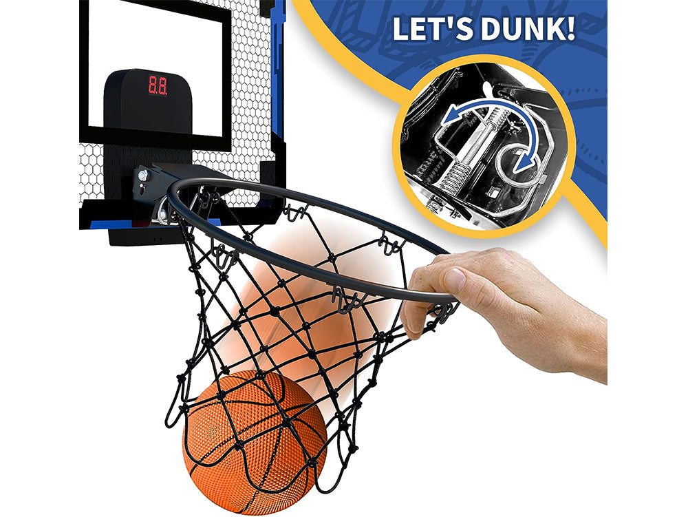 Indoor Mini Basketball Hoop with Electronic Scoreboard