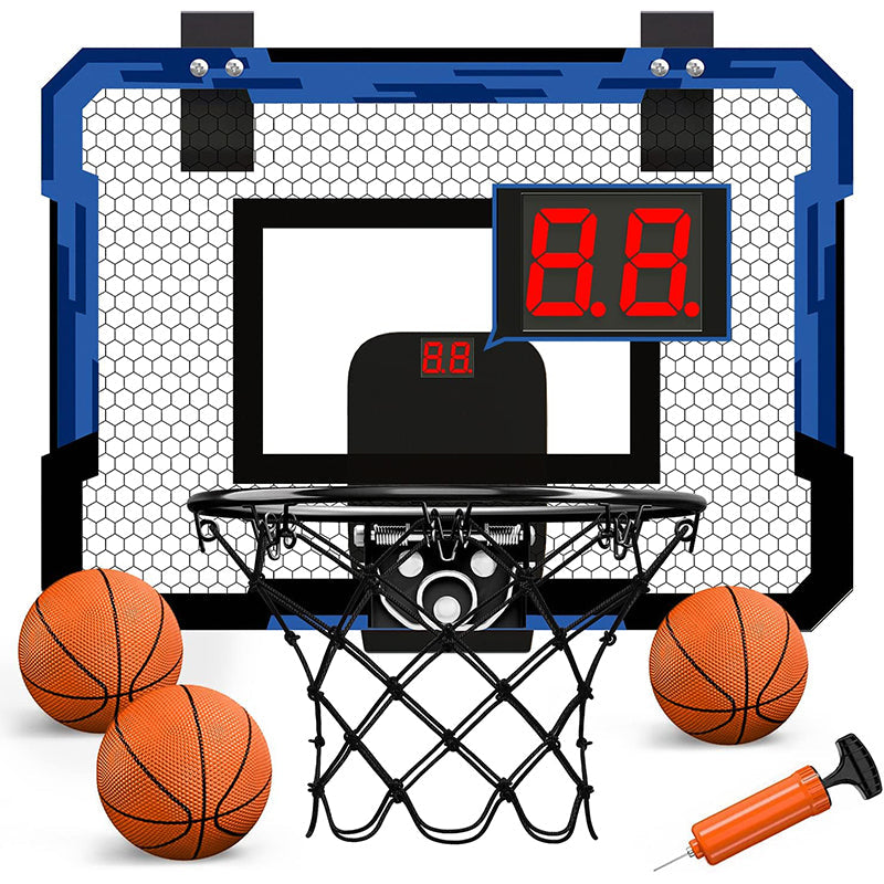 Indoor Mini Basketball Hoop with Electronic Scoreboard