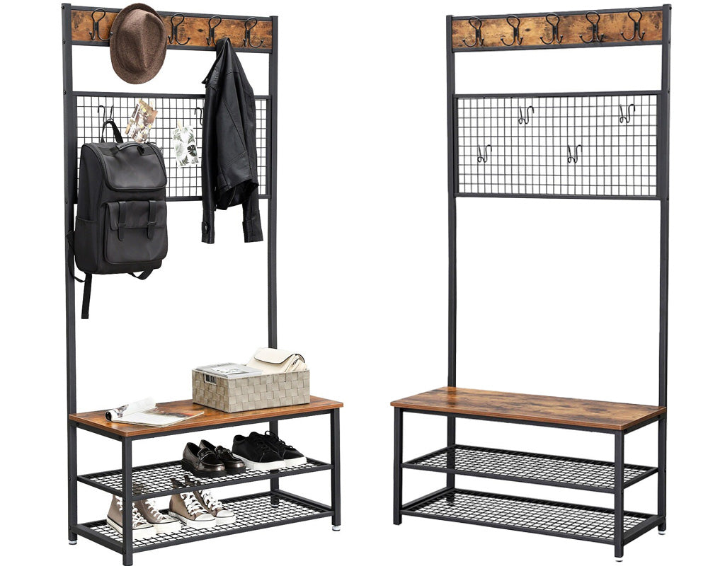 Coat Rack with Sehlves