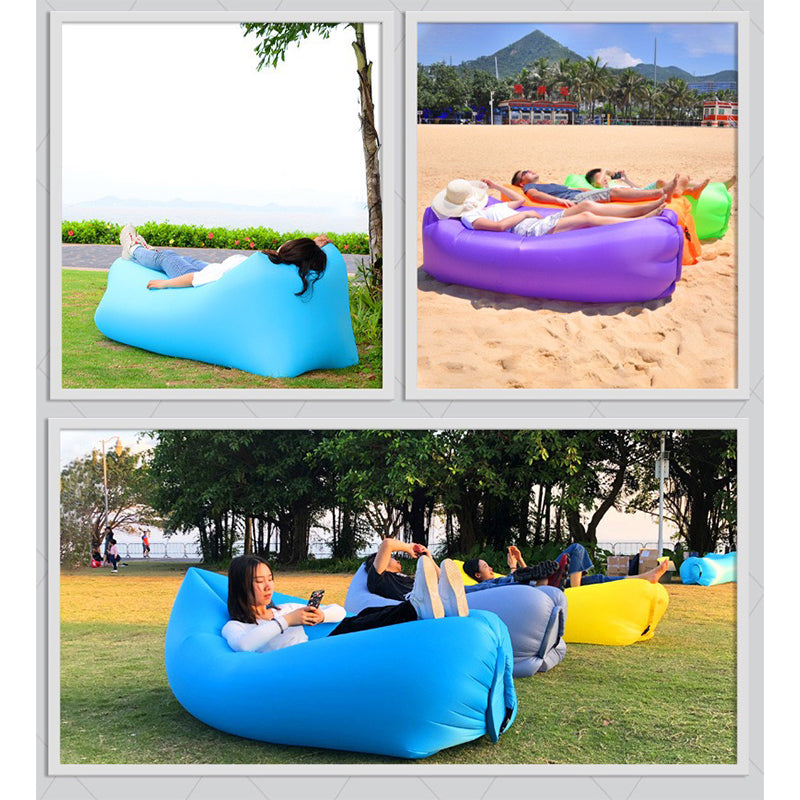 Hammock swing Chair Inflatable Blue Air Sofa