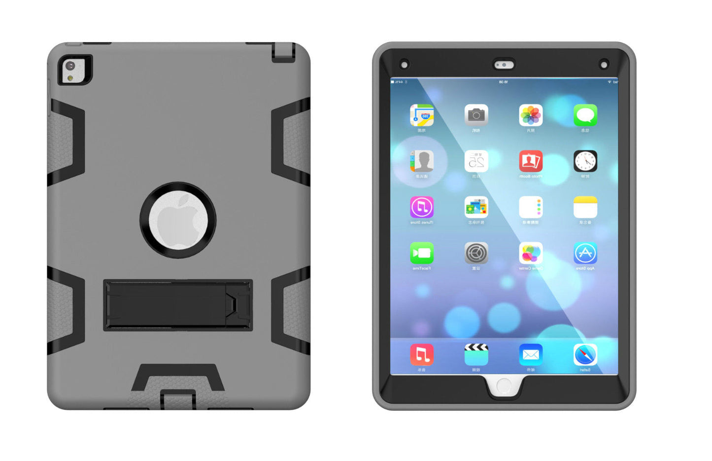 iPad 2 Case Hybrid Heavy Duty Armor Kid Safe Case