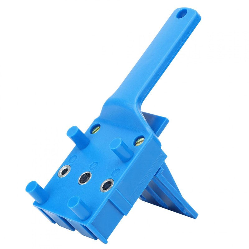 Handheld Woodworking Doweling Jig Drill Kit Wood Dowel Drilling Hole Saw