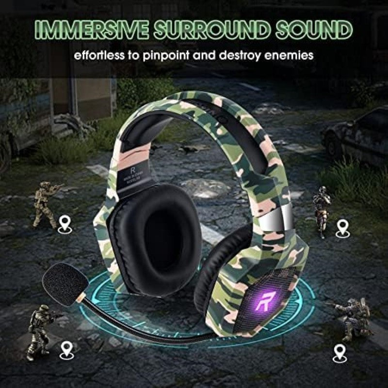 Gaming Headset Onikuma K8 Gaming Headset LED Surround Sound Mic