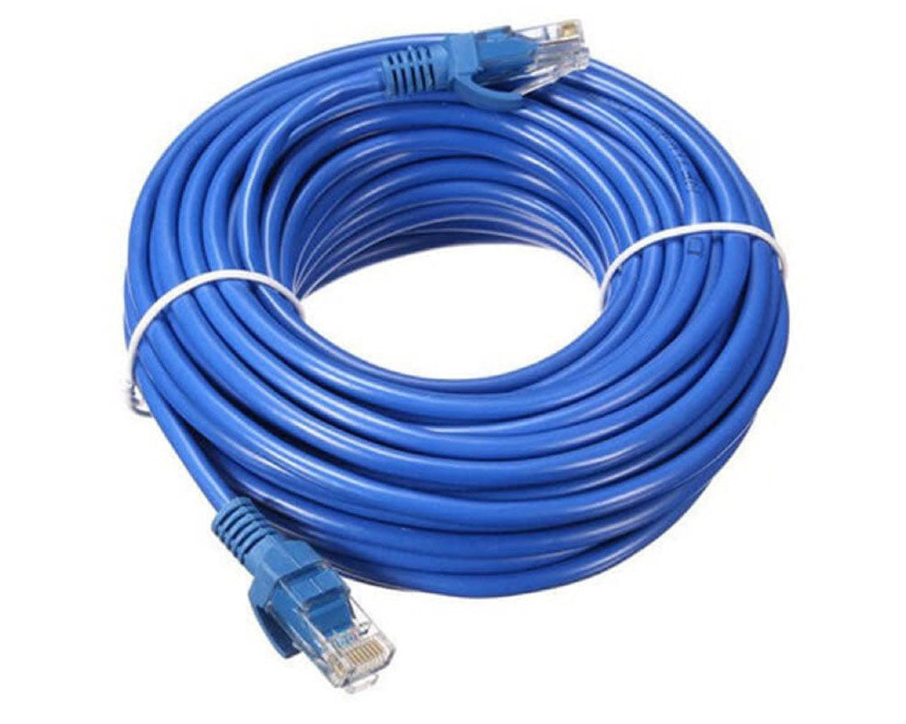 RJ45 Network Cable 25M Cat5e - High-Speed RJ45 Network Cable for Internet, Audio & Video (Blue)