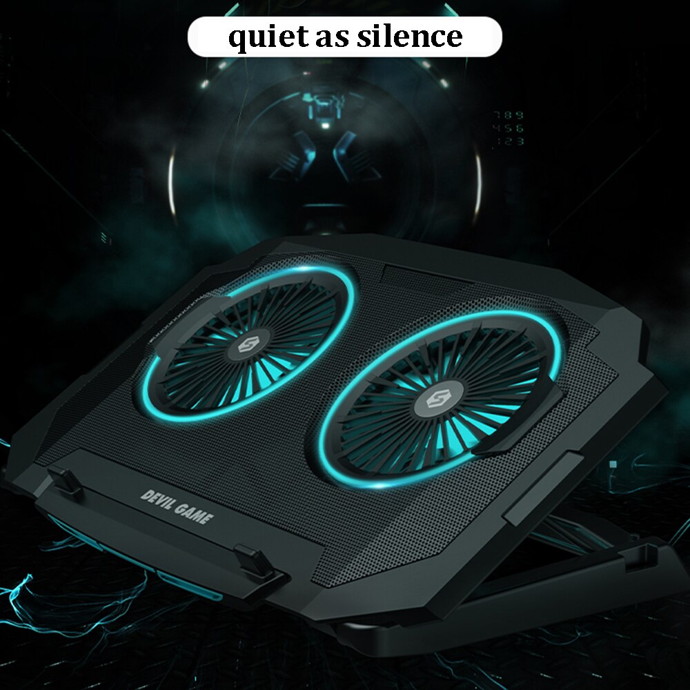 Laptop LED Cooling Stand Pad Cooler