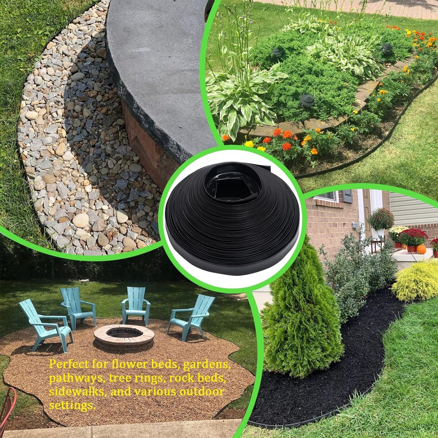 10M Garden Lawn Edging Border, Landscape Edging Borders