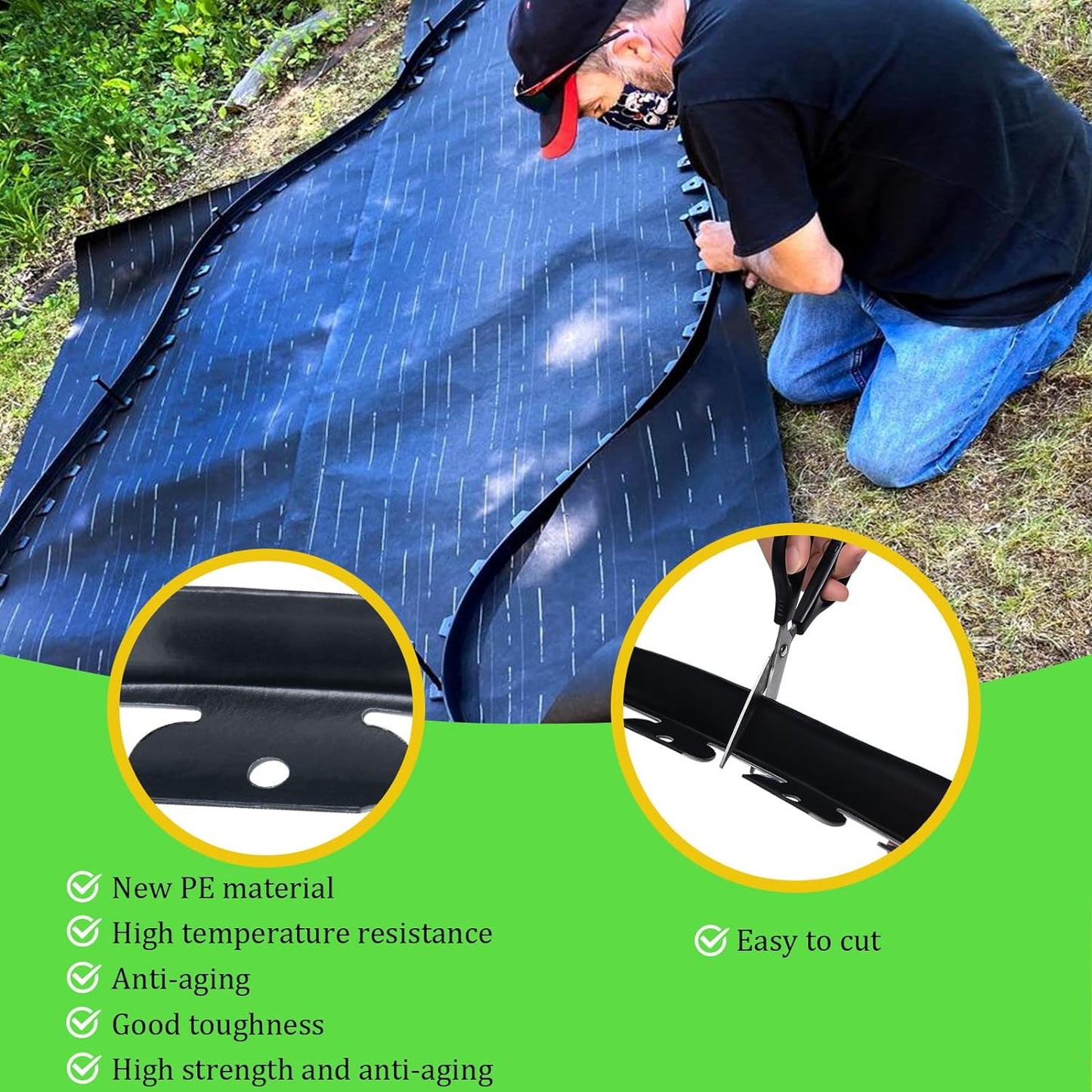 10M Garden Lawn Edging Border, Landscape Edging Borders