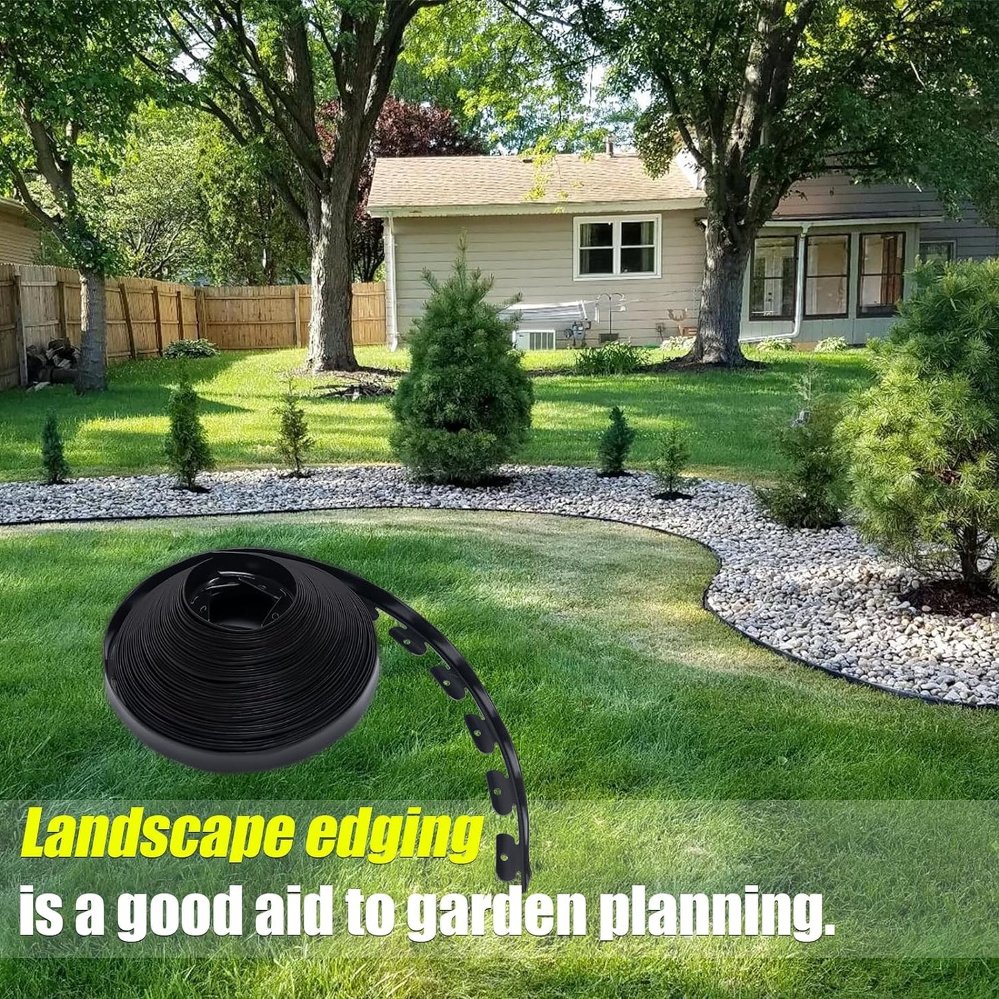 10M Garden Lawn Edging Border, Landscape Edging Borders