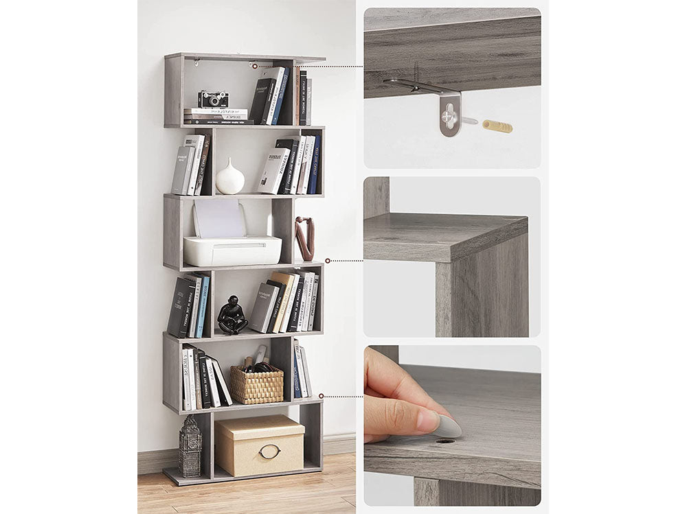 Bookshelf Bookcase Free Standing Cabinet