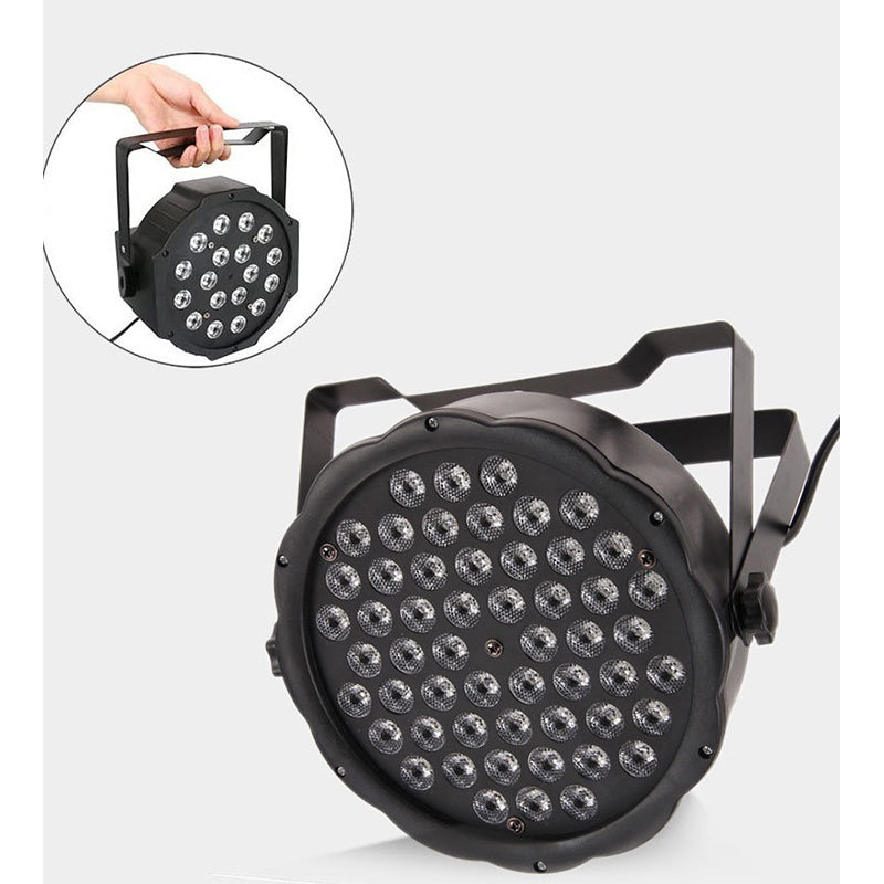 54 LEDs RGB Stage Light – Sound Activated PAR Light for Parties & Concerts