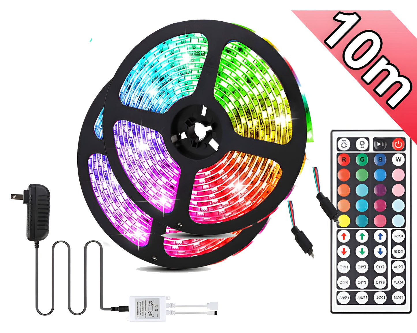 10M/16.4ft 300 LED Light Strip with 44 Key Remote