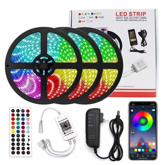 Bluetooth LED Strip Lights, ALED LIGHT 15M Waterproof RGB