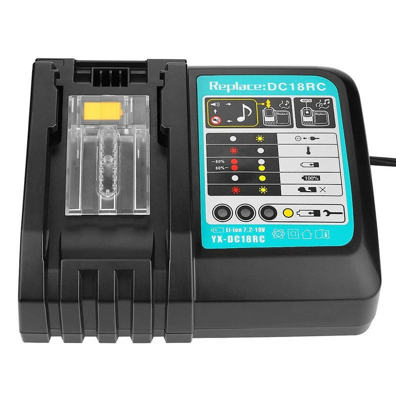 Replacement Makita 18v 5.0AH Battery + Charger