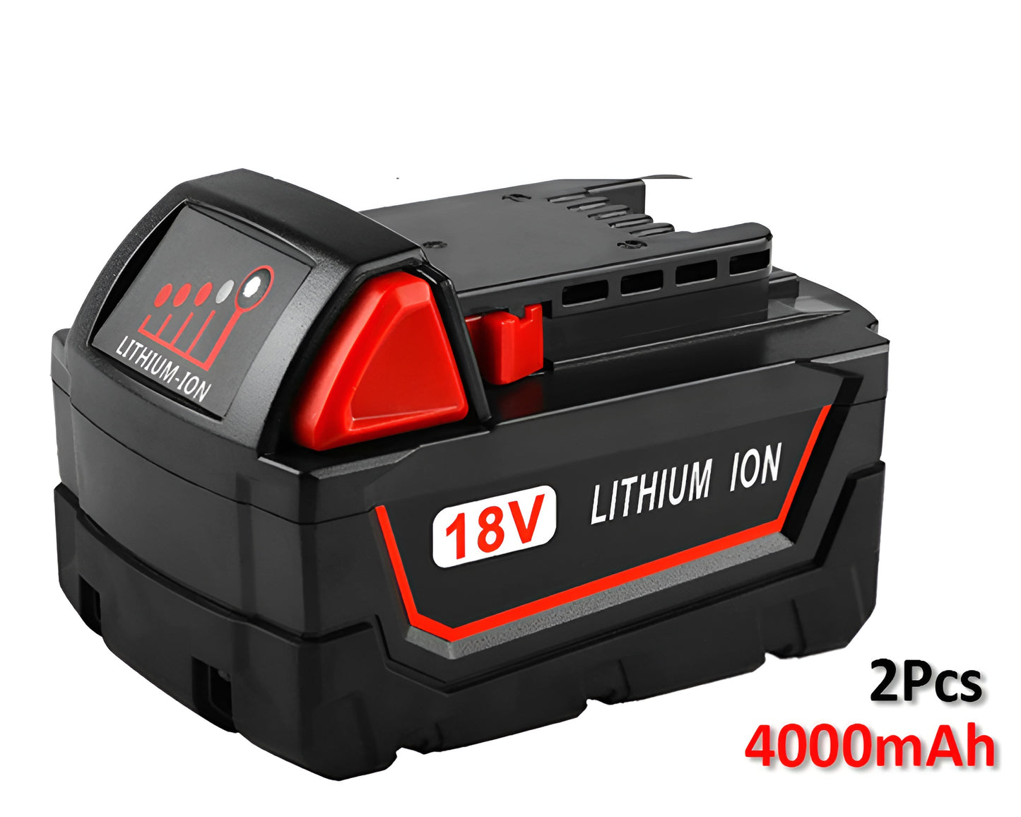 2 x Milwaukee M18 4.0AH Battery Replacement